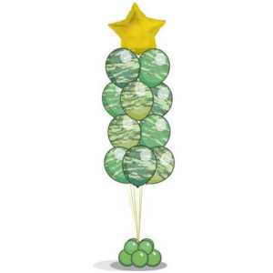 Оформление на 23 февраля фонтан Оформление на 23 февраля фонтан