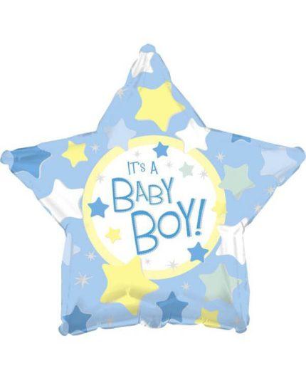 Звезда С Рождением Мальчика Голубой
